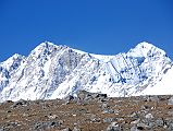 21 Shishapangma Southwest Face And Pungpa Ri As Trek Nears Shishapangma Advanced Base Camp